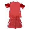 Officiële Voetbalshirt + Korte Broek Doelman Real Madrid 2025-26 Rode - Kids
